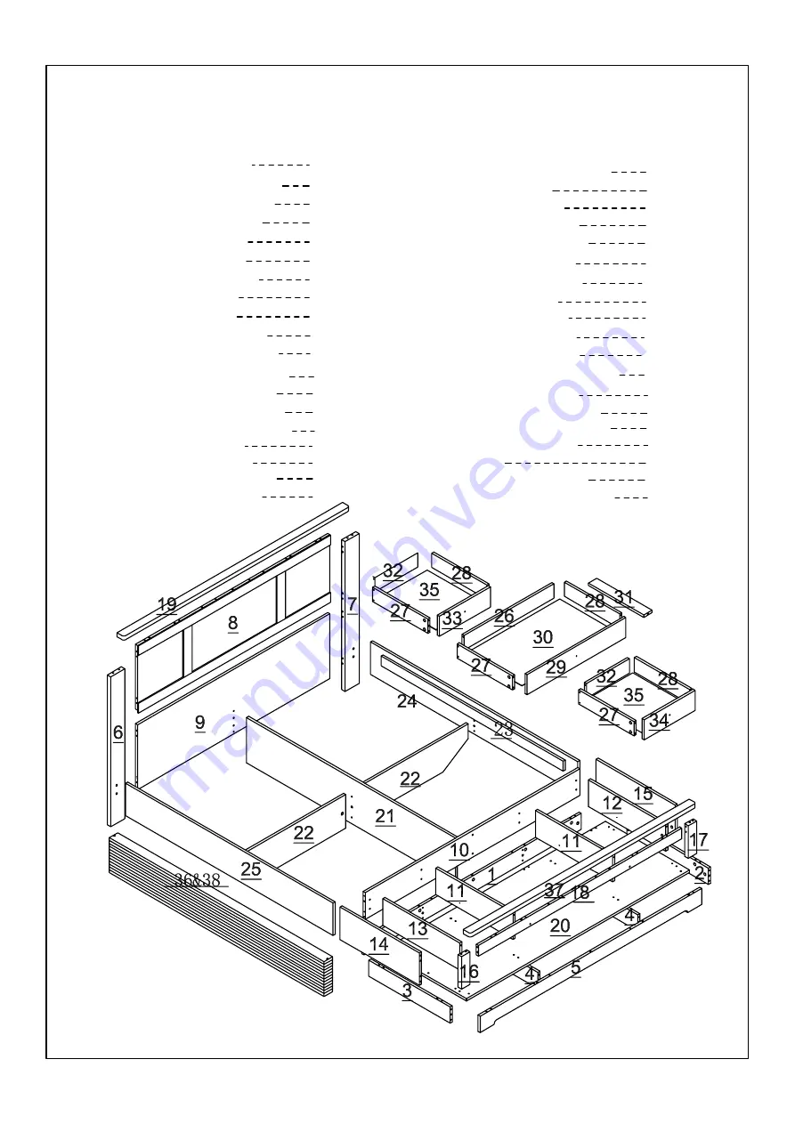 Lifely CCO-DEBED137-WHT Assemble Instructions Download Page 5