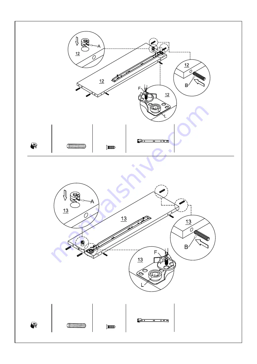 Lifely CCO-DEBED137-WHT Assemble Instructions Download Page 11