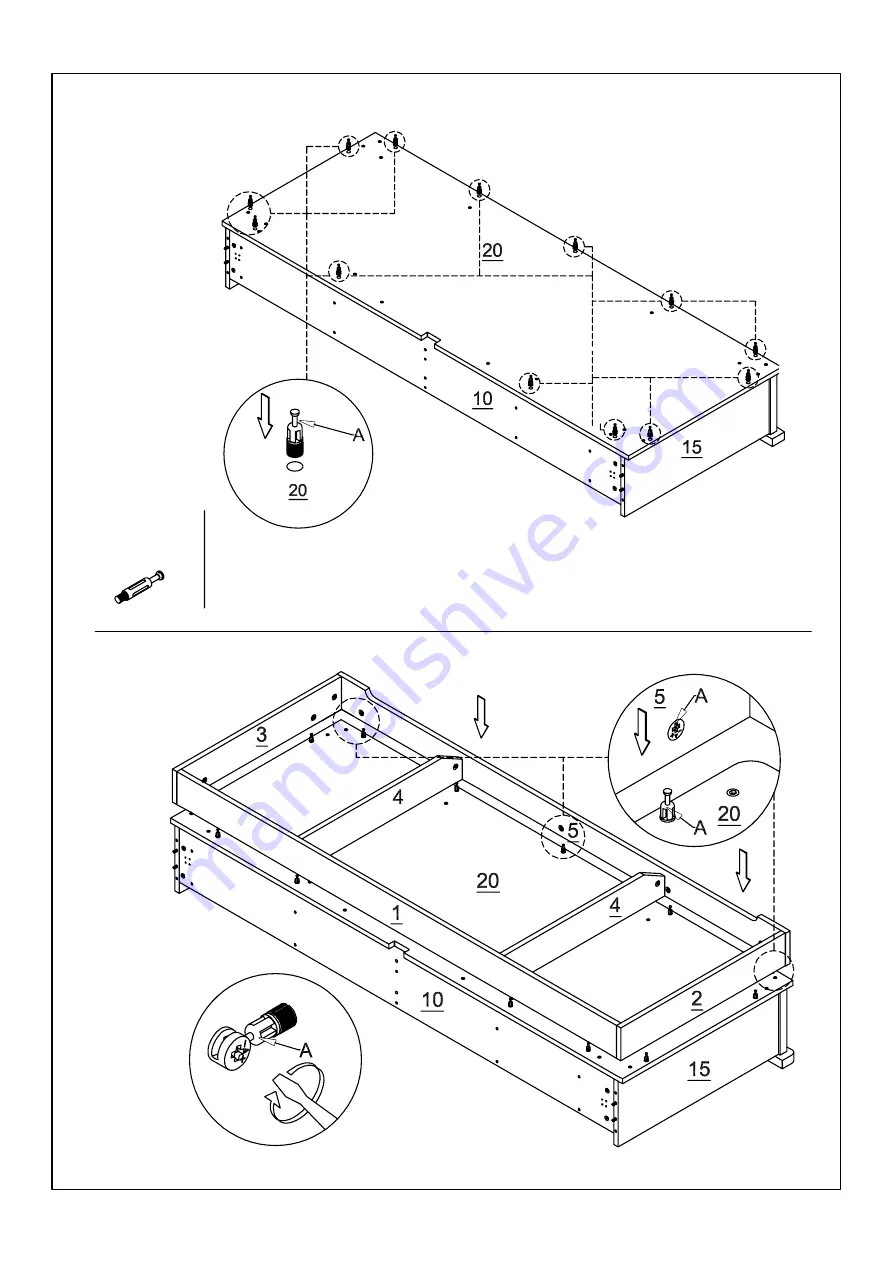 Lifely CCO-DEBED137-WHT Assemble Instructions Download Page 16