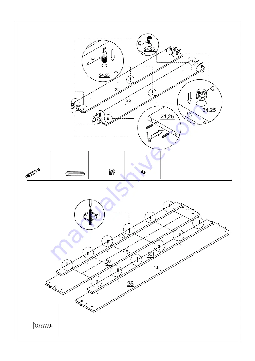 Lifely CCO-DEBED137-WHT Assemble Instructions Download Page 18