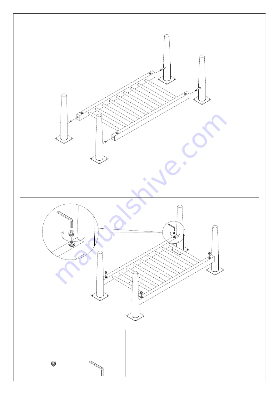 Lifely PAM-CT-WNT Pam Coffee Table Assembly Instructions Manual Download Page 7