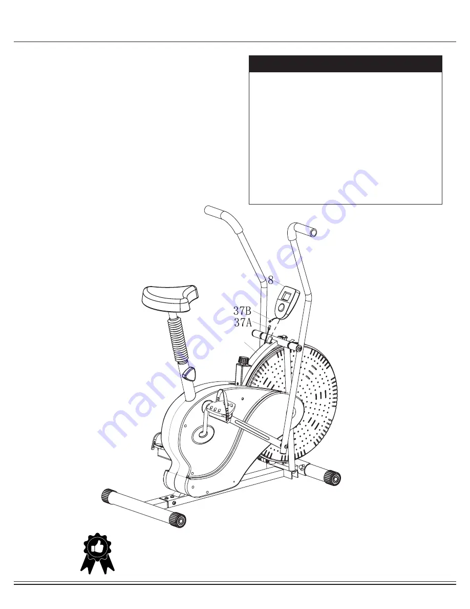 Lifemax BRF712 Owner'S Manual & Assembly Instructions Download Page 15