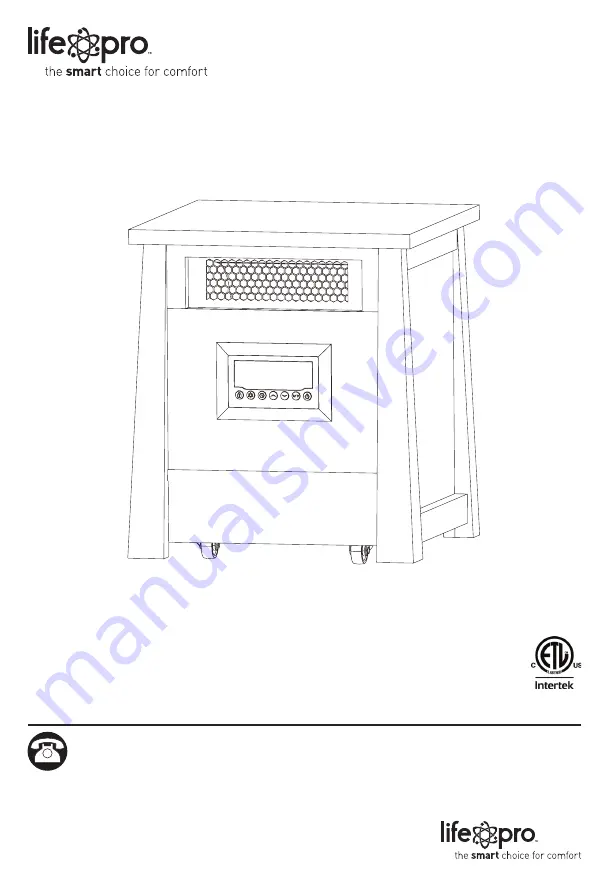 Lifepro PDHT1035US Скачать руководство пользователя страница 1