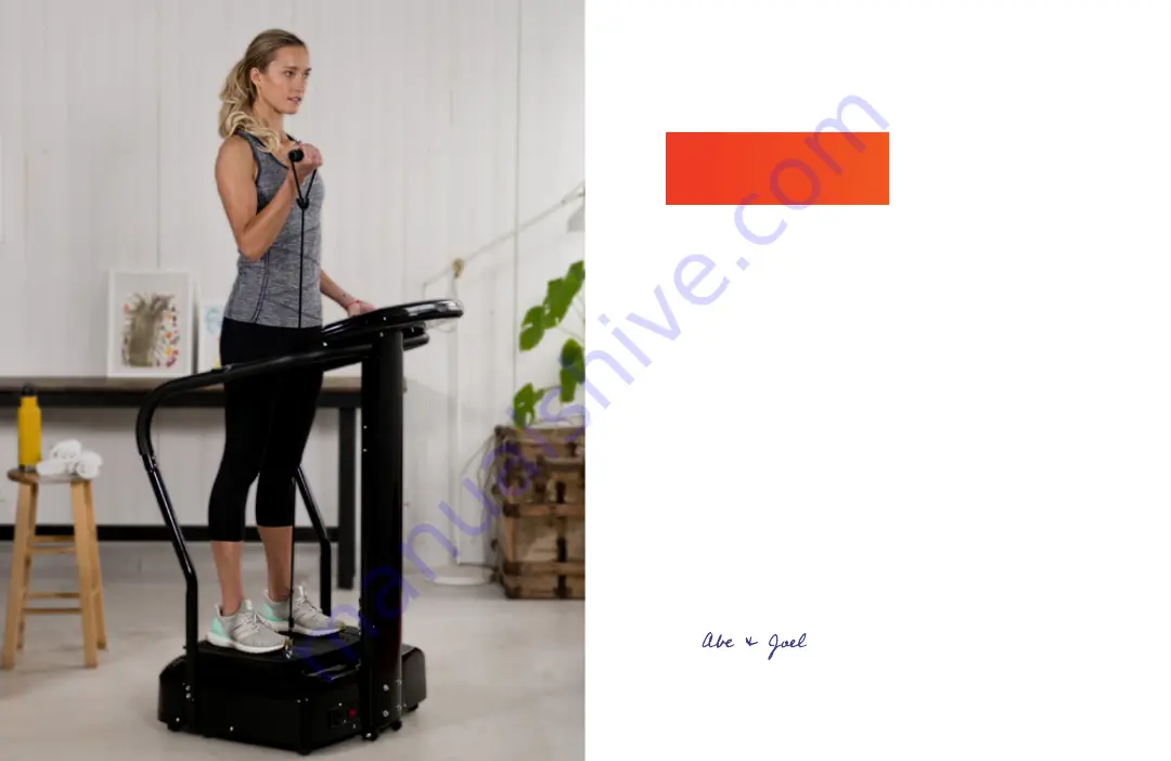 Lifepro Rhythm Vibration Plate Скачать руководство пользователя страница 2