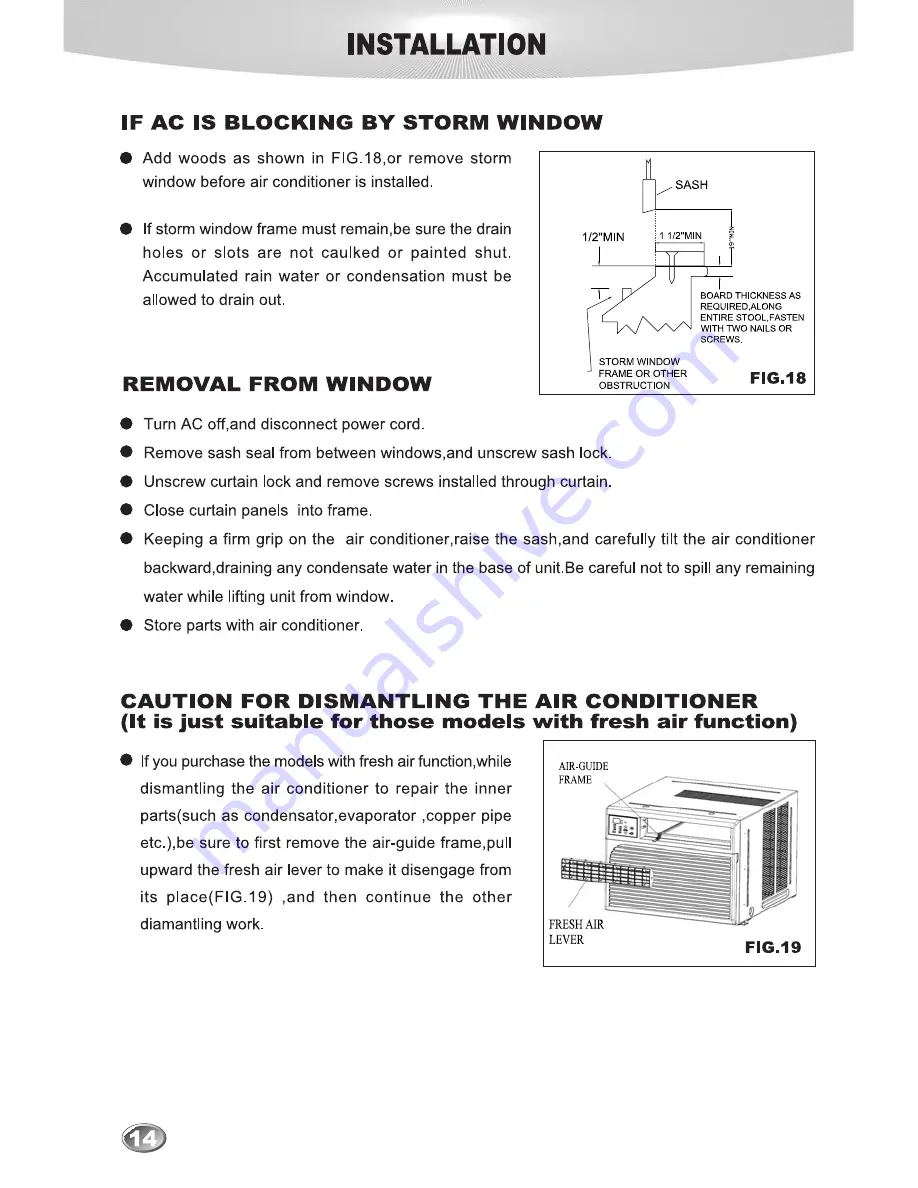 lifeSMART LS-WAC12R Installation And Operation Manual Download Page 16