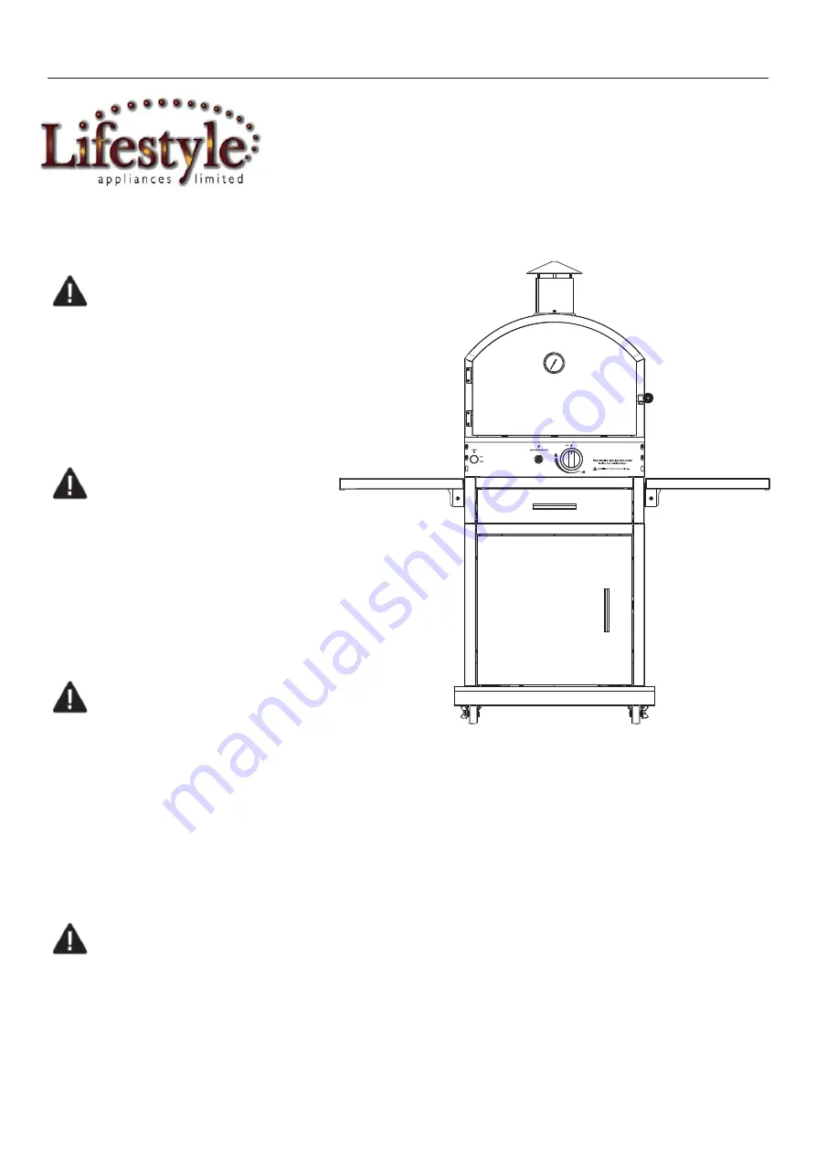 LIFESTYLE APPLIANCES MILANO LFS690 Manual Download Page 1