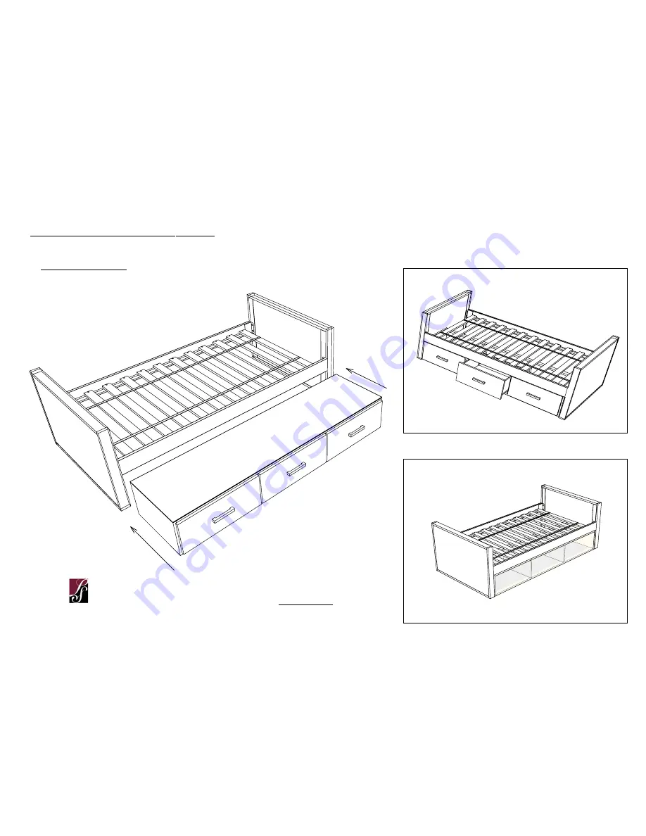 Lifestyle Solutions BARBADOS BED Assembly Instructions Download Page 3