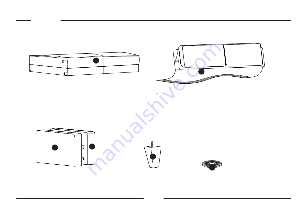 Lifestyle Solutions GLENMONT SOFA Assembly Instructions Manual Download Page 2