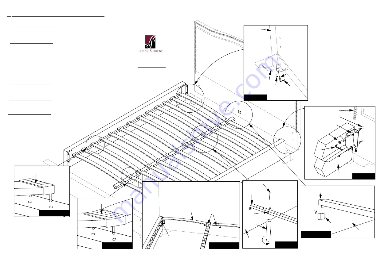 Lifestyle Solutions MAGNOLIA BED Скачать руководство пользователя страница 2