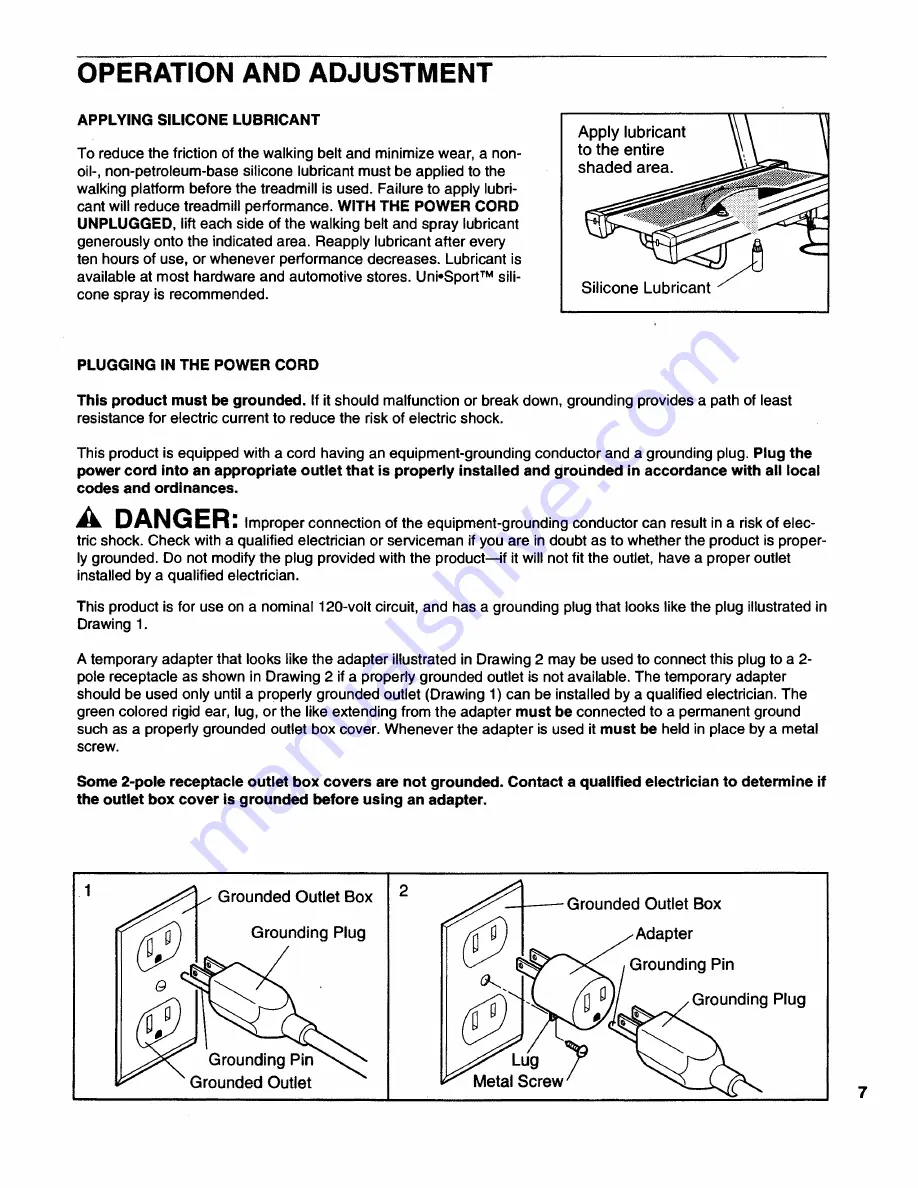 LIFESTYLER 8.0 EXP Owner'S Manual Download Page 7