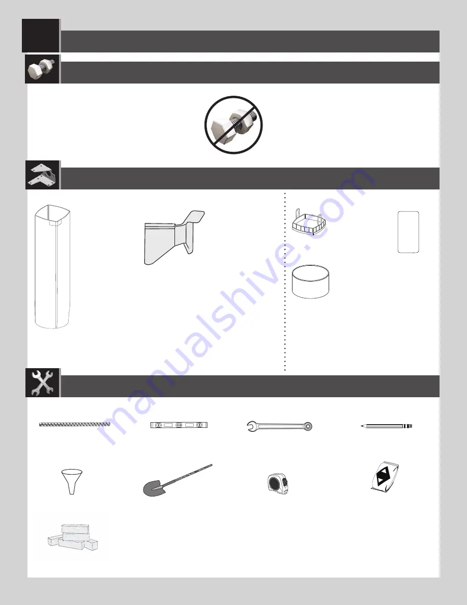 Lifetime 0040 Assembly Instructions Manual Download Page 6