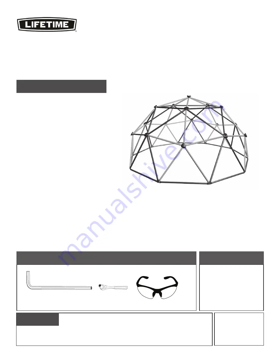 Lifetime 101301 Assembly Instructions Manual Download Page 3