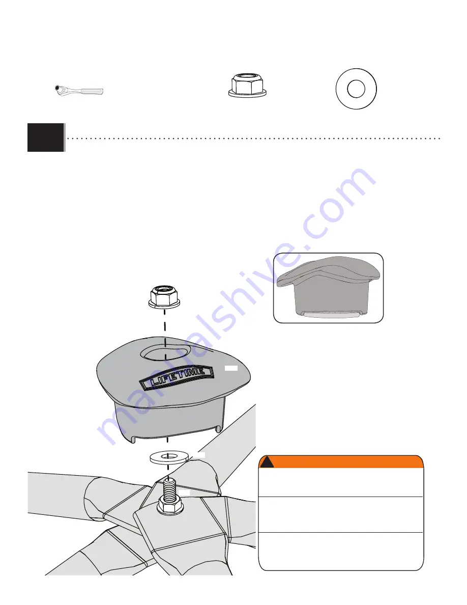 Lifetime 101301 Assembly Instructions Manual Download Page 25