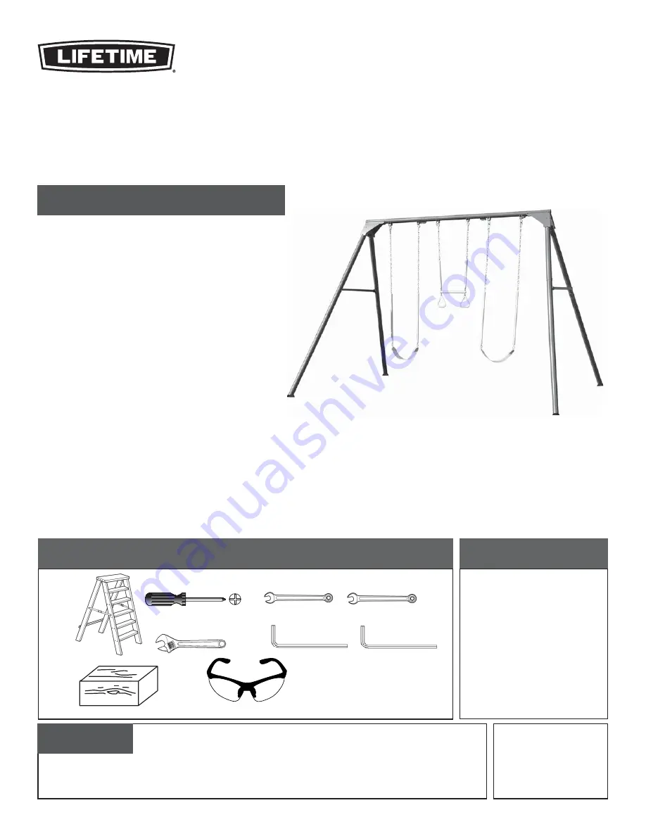 Lifetime 290038 Assembly Instructions Manual Download Page 1