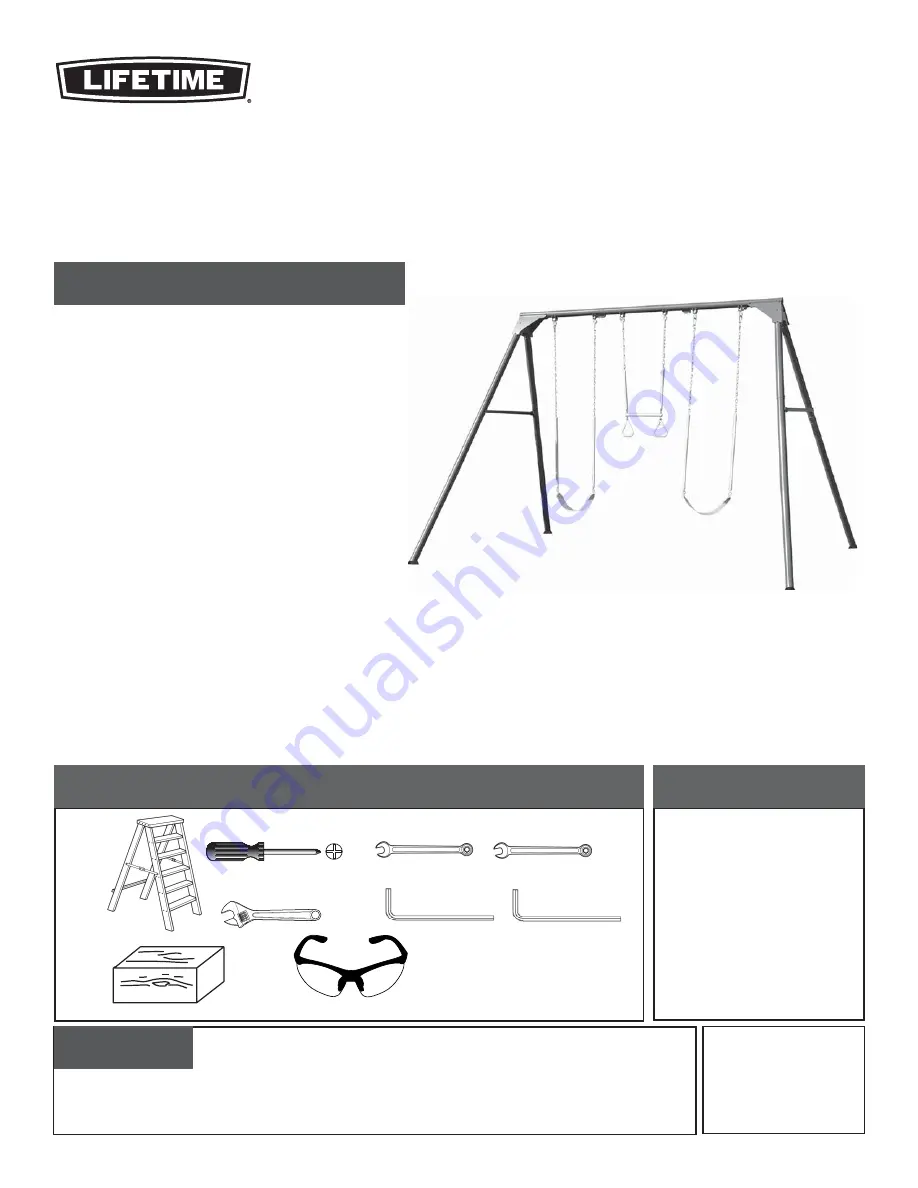 Lifetime 290038 Assembly Instructions Manual Download Page 3