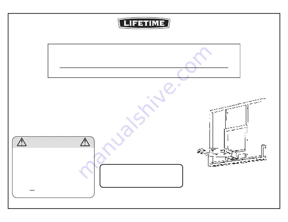 Lifetime 71526 Скачать руководство пользователя страница 1