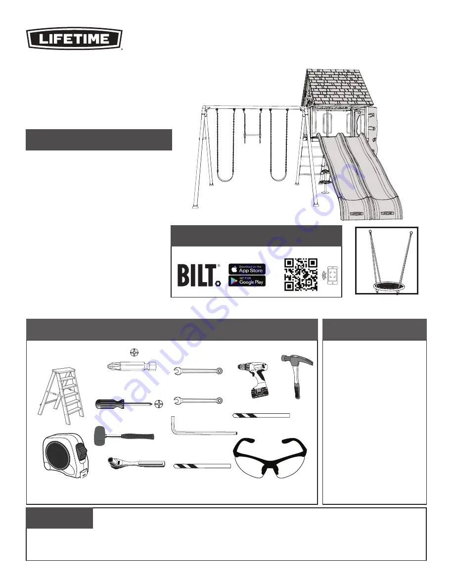 Lifetime 90797 Assembly Instructions Manual Download Page 1