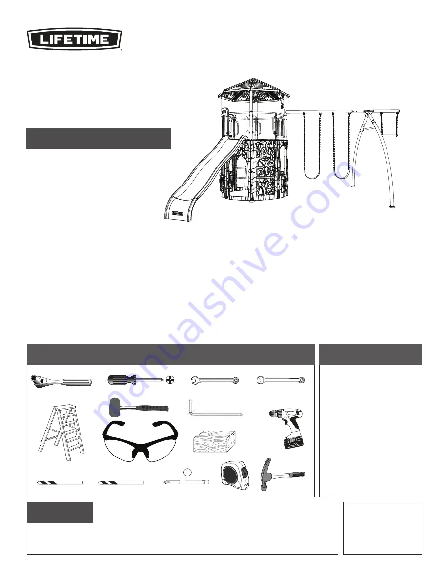 Lifetime 90830 Assembly Instructions Manual Download Page 1