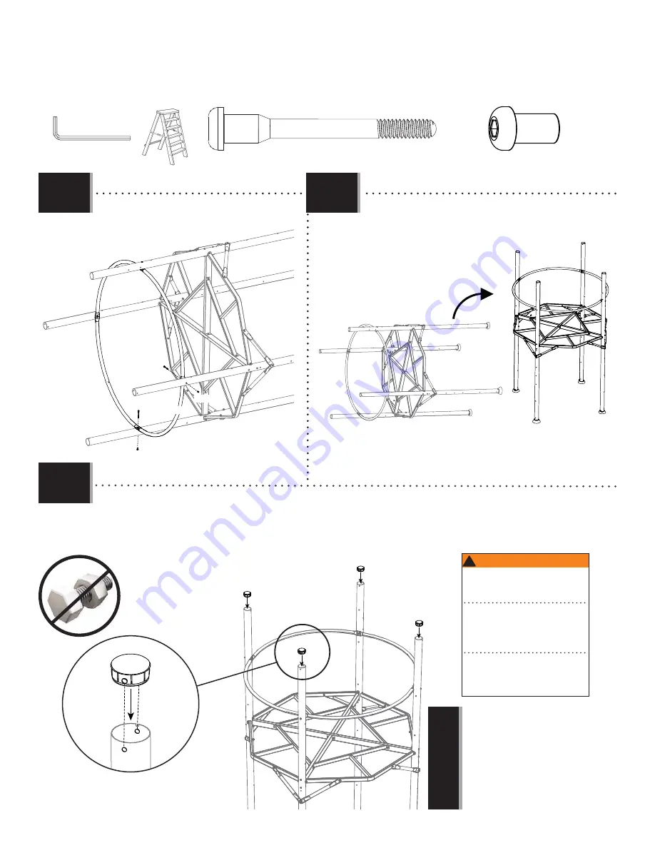 Lifetime ADVENTURE TOWER 90440 Assembly Instruction Manual Download Page 26