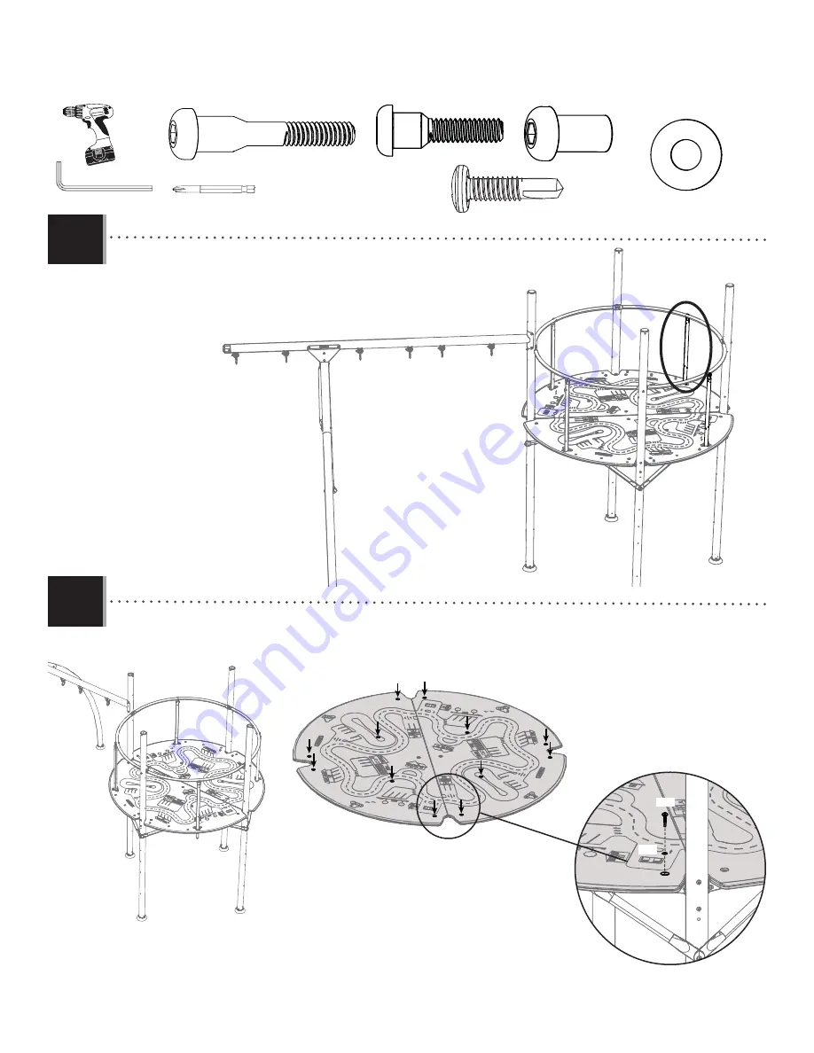 Lifetime ADVENTURE TOWER 90440 Assembly Instruction Manual Download Page 42