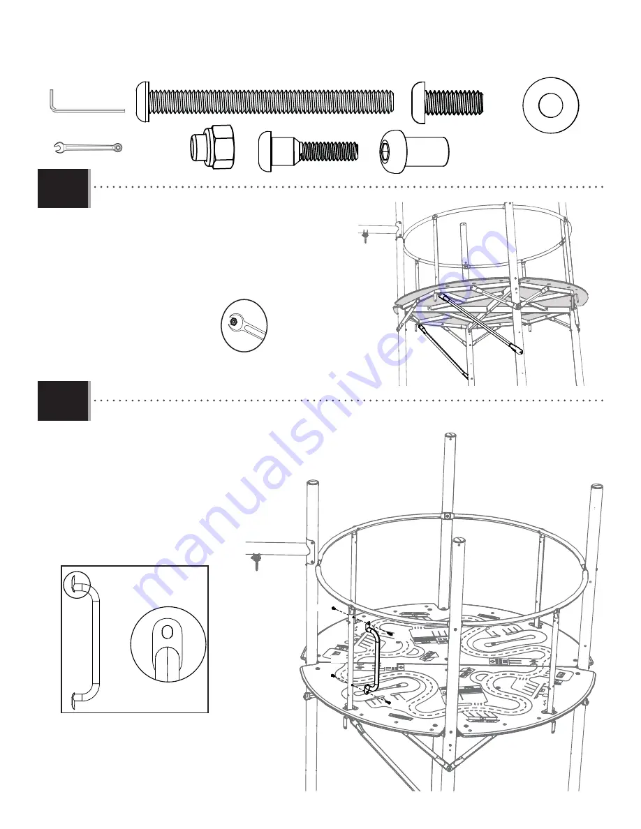 Lifetime ADVENTURE TOWER 90440 Assembly Instruction Manual Download Page 44