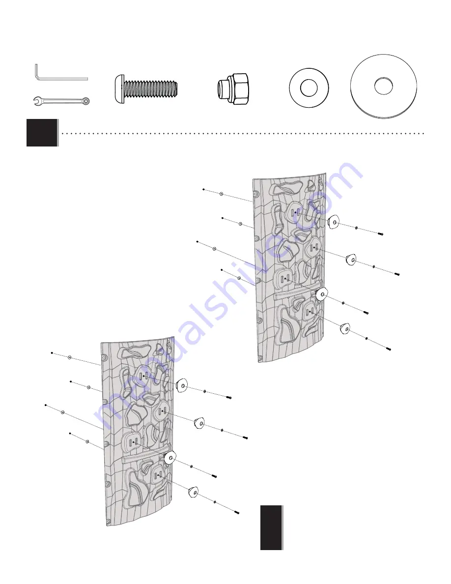 Lifetime ADVENTURE TOWER 90440 Assembly Instruction Manual Download Page 63