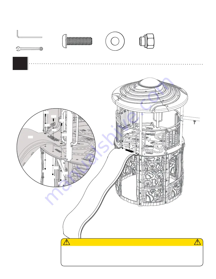 Lifetime ADVENTURE TOWER 90440 Assembly Instruction Manual Download Page 78