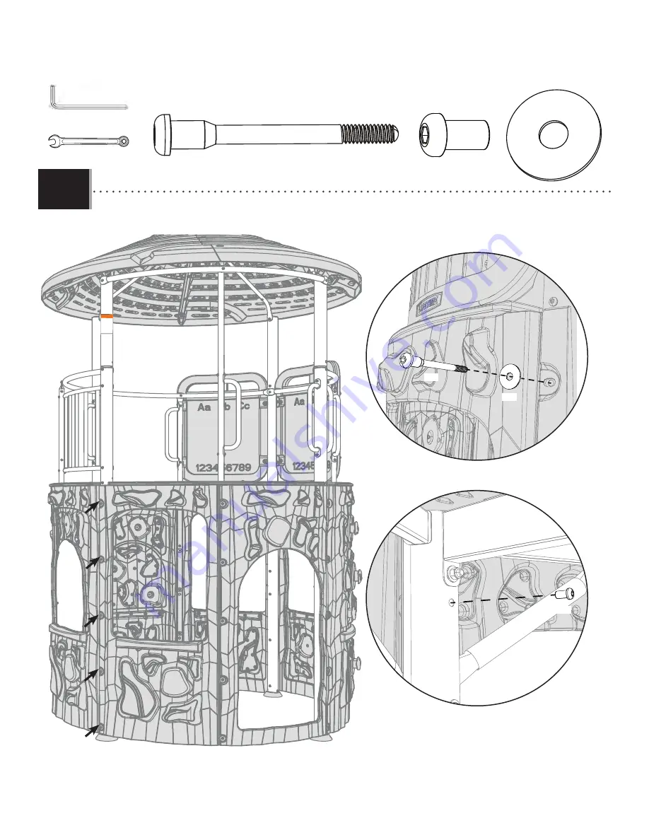 Lifetime DOUBLE ADVENTURE 90971 Assembly Instructions Manual Download Page 67