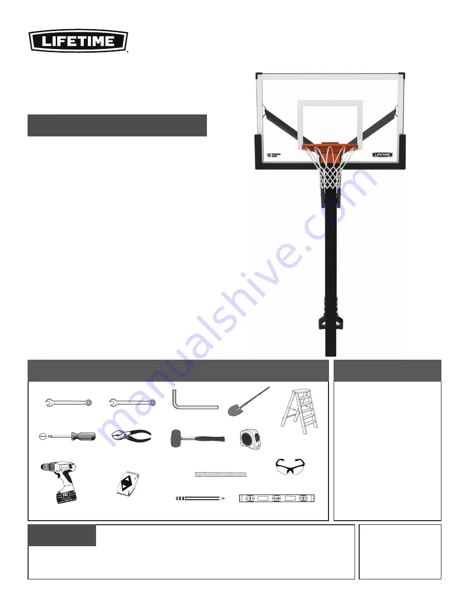 Lifetime MAMMOTH 90965 Assembly Instructions Manual Download Page 2