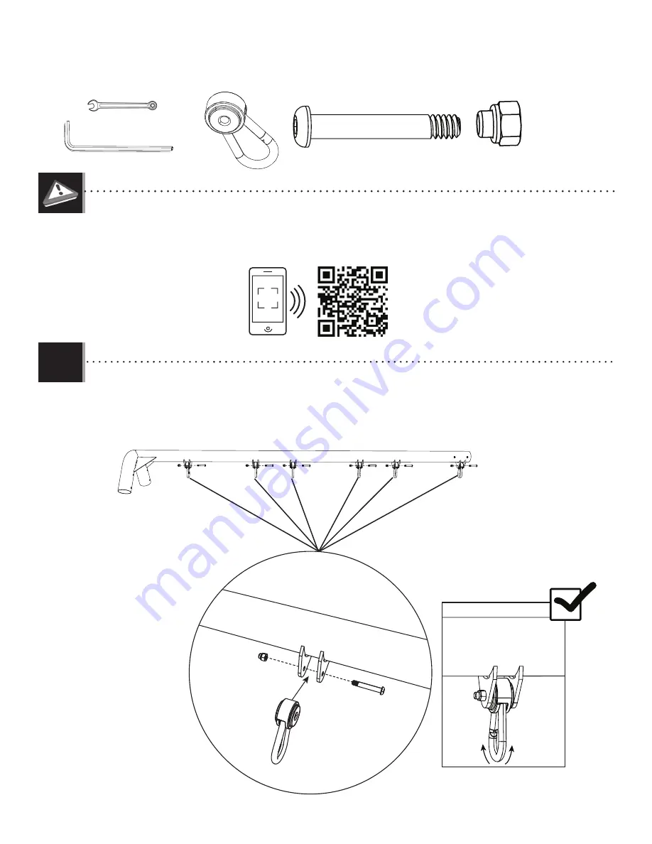 Lifetime MONKEY BAR ADVENTURE Assembly Instructions Manual Download Page 14