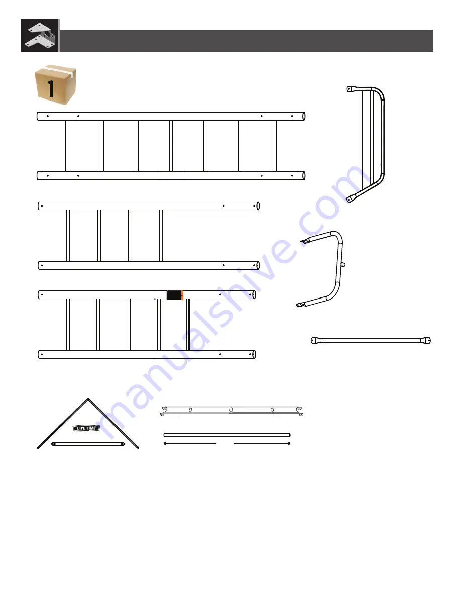 Lifetime MONKEY BAR ADVENTURE Assembly Instructions Manual Download Page 30