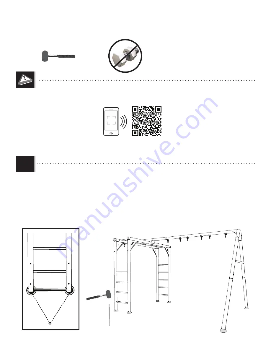 Lifetime MONKEY BAR ADVENTURE Assembly Instructions Manual Download Page 40