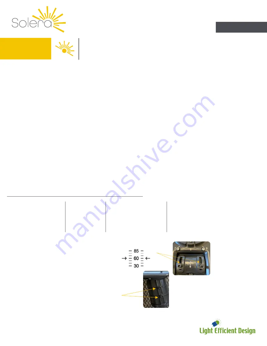 Light Efficient Design Solera SL-SAL-OG Скачать руководство пользователя страница 1