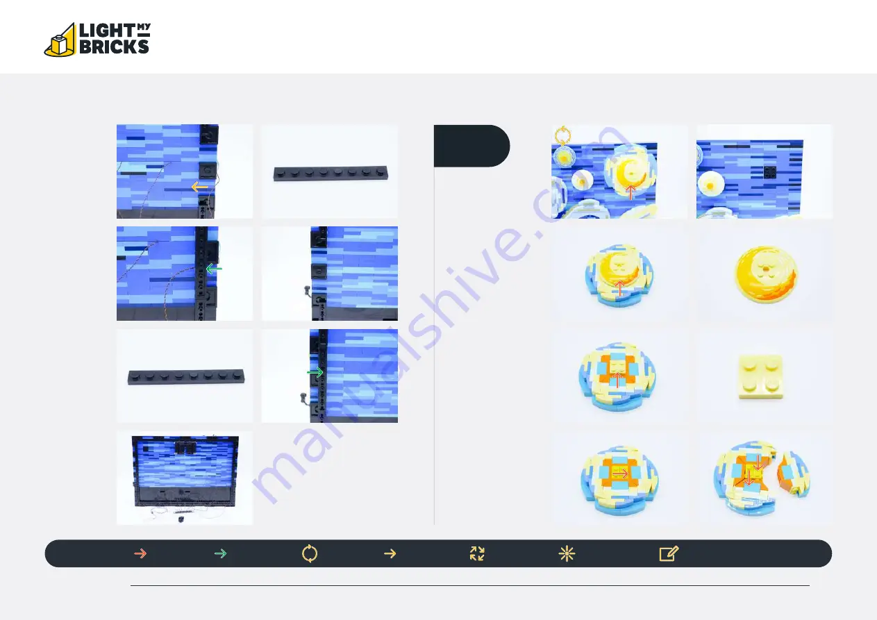 LIGHT MY BRICKS 21333 Installation Manual Download Page 21
