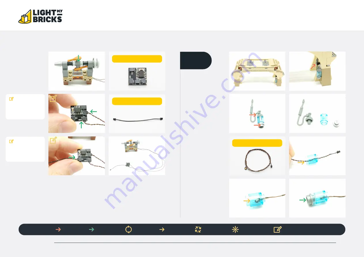 LIGHT MY BRICKS 75326 Installation Manual Download Page 21
