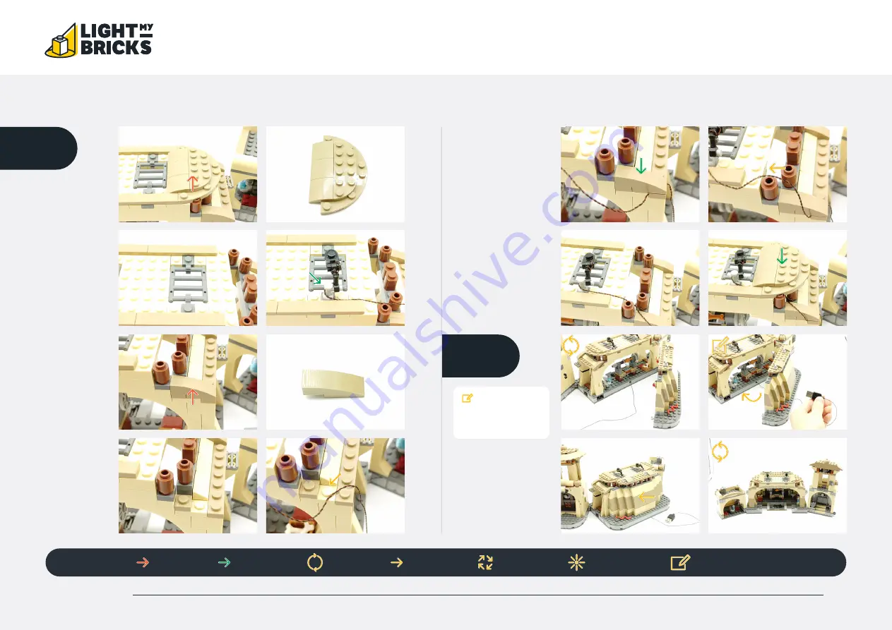 LIGHT MY BRICKS 75326 Installation Manual Download Page 27