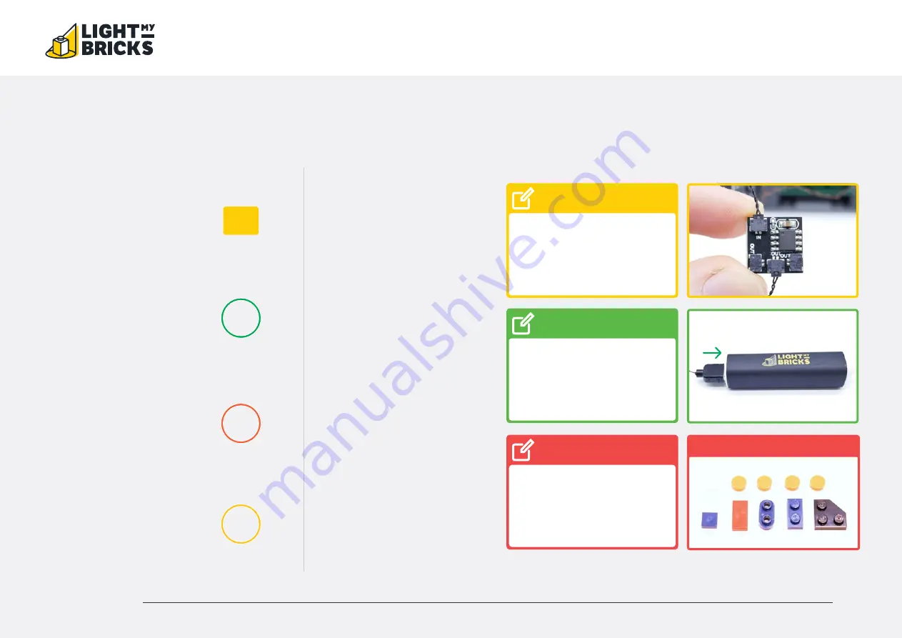 LIGHT MY BRICKS 76210 Installation Manual Download Page 9