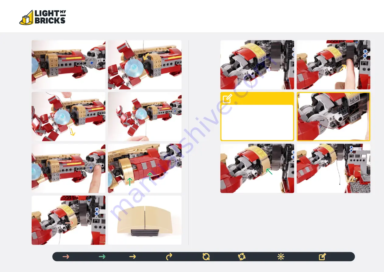 LIGHT MY BRICKS 76210 Installation Manual Download Page 36