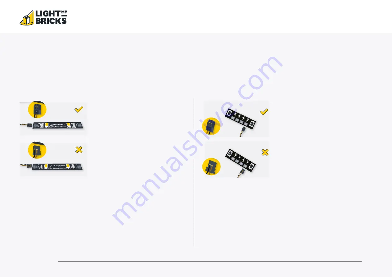 LIGHT MY BRICKS LEGO 40426 Installation Manual Download Page 6