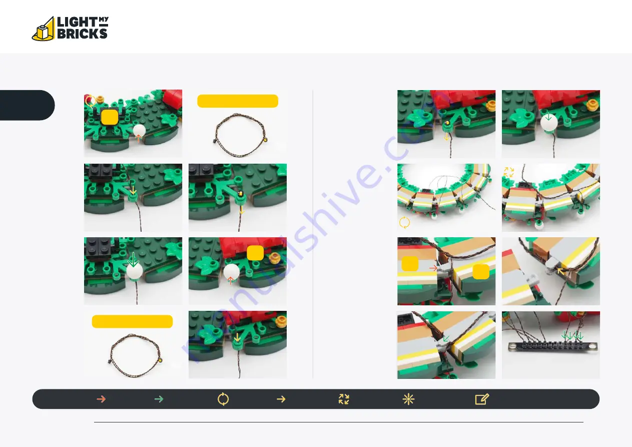 LIGHT MY BRICKS LEGO 40426 Installation Manual Download Page 24