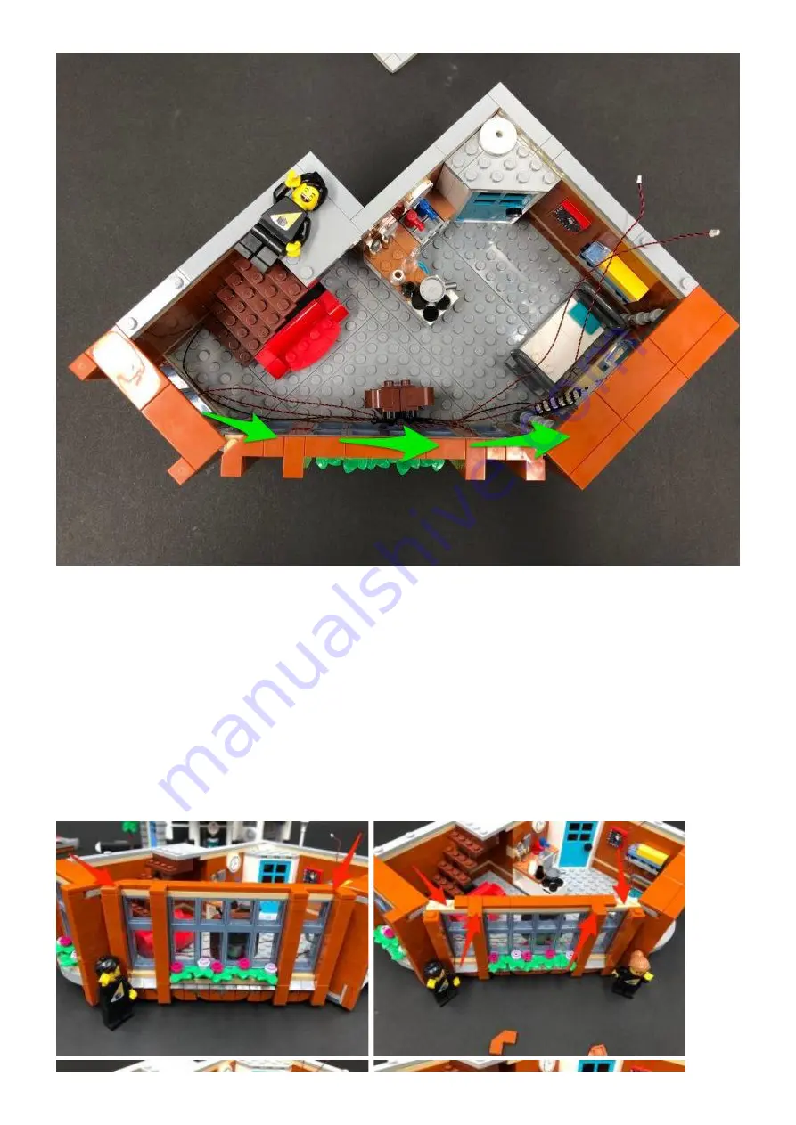 LIGHT MY BRICKS LEGO Corner Garage 10264 Скачать руководство пользователя страница 60