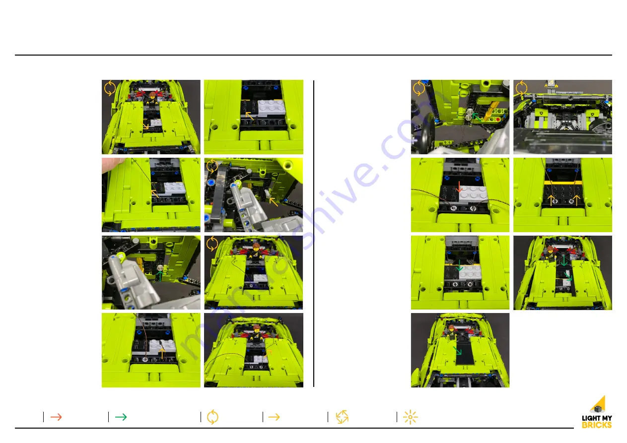 LIGHT MY BRICKS LEGO LAMBORGHINI SIAN FKP 37 42115 Installation Manual Download Page 16