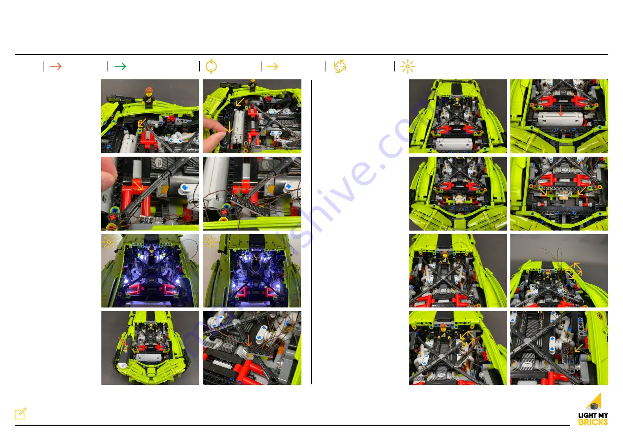 LIGHT MY BRICKS LEGO LAMBORGHINI SIAN FKP 37 42115 Installation Manual Download Page 20