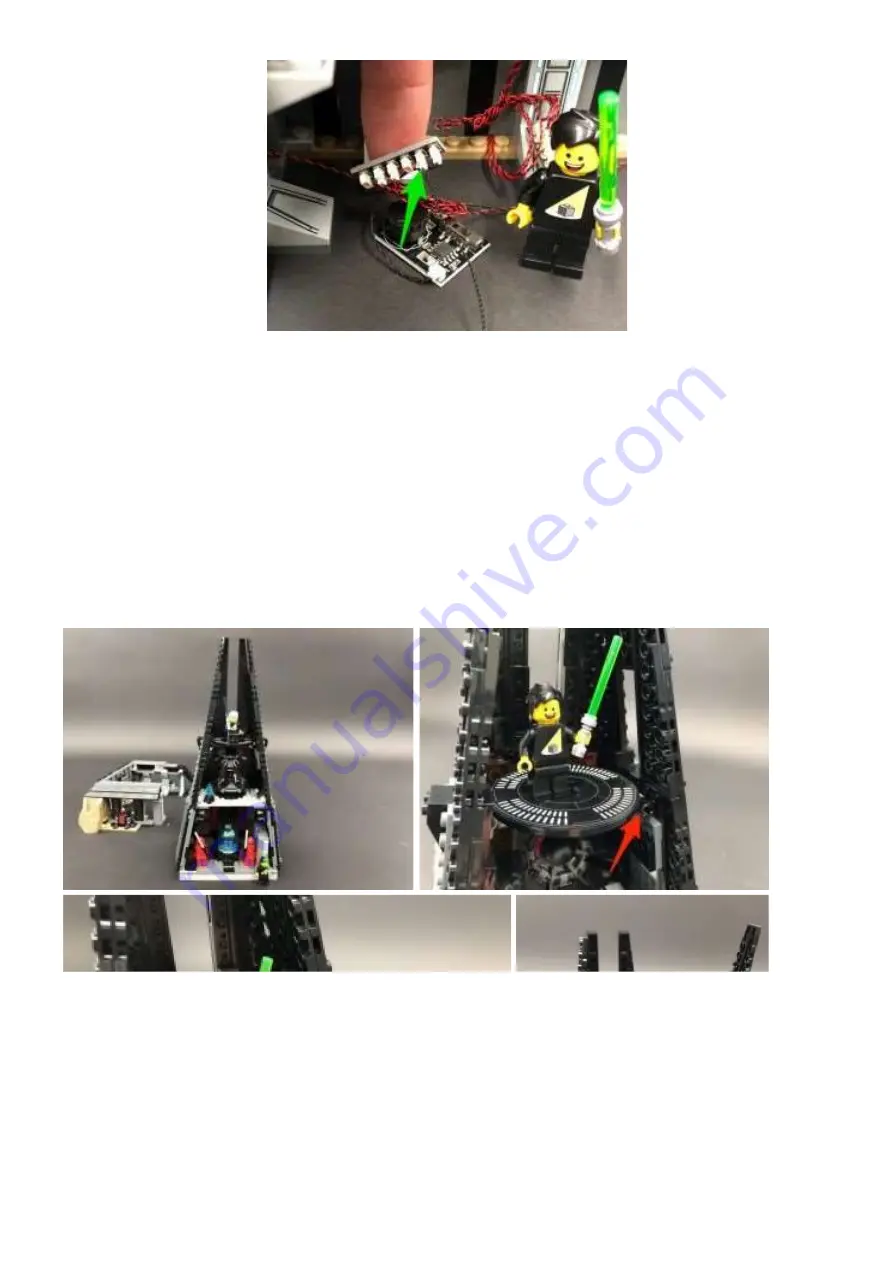 LIGHT MY BRICKS LEGO Star Wars Darth Vader Castle 75251 Lighting Kit Скачать руководство пользователя страница 28