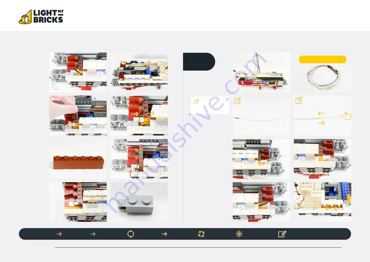 LIGHT MY BRICKS LEGO TITANIC 10294 Installation Manual Download Page 20