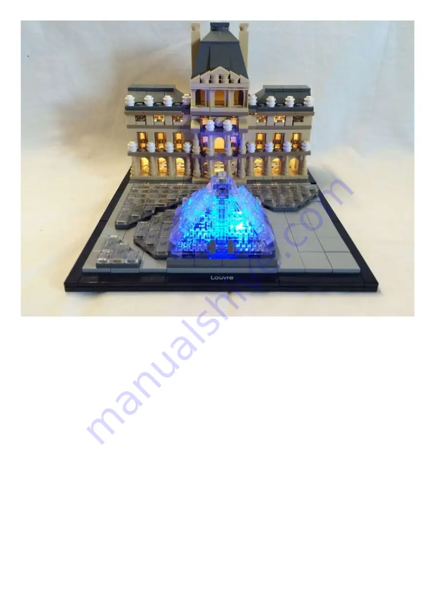 LIGHT MY BRICKS The Louvre LED Lighting Kit Manual Download Page 63