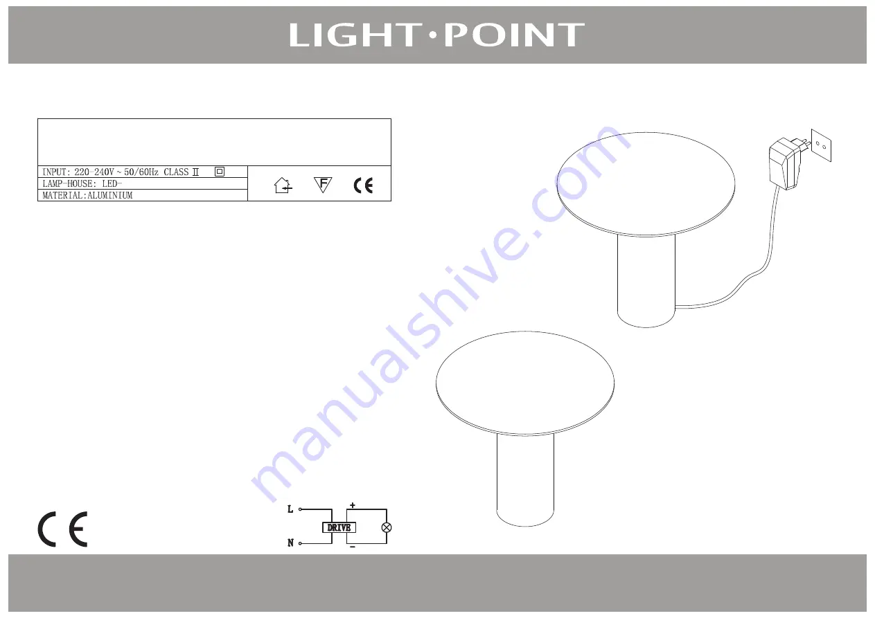 Light-Point MADISON T1 Instruction Manual Download Page 1