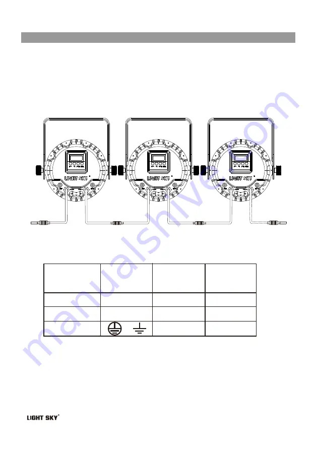 Light Sky PL6103 Скачать руководство пользователя страница 9