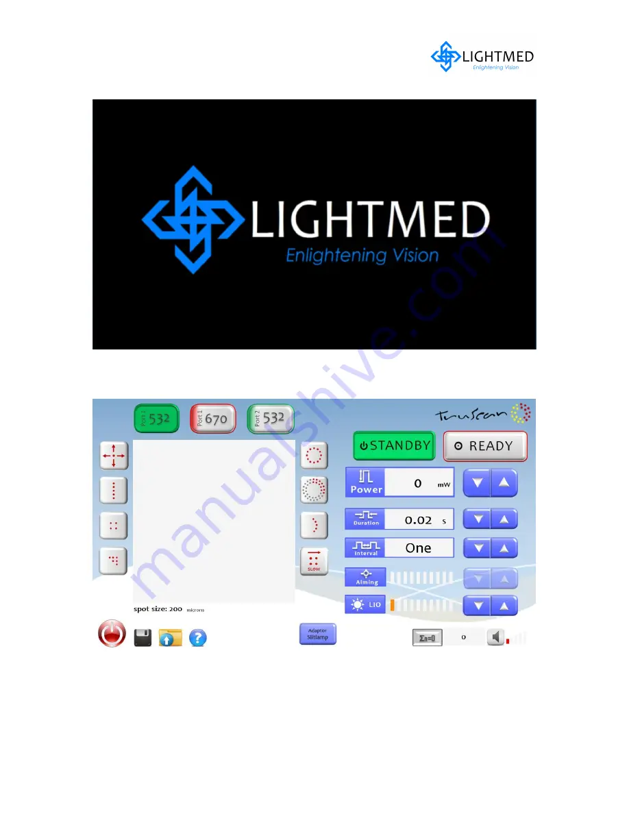 Lightmed LightLas 532/670 Operator'S Manual Download Page 32