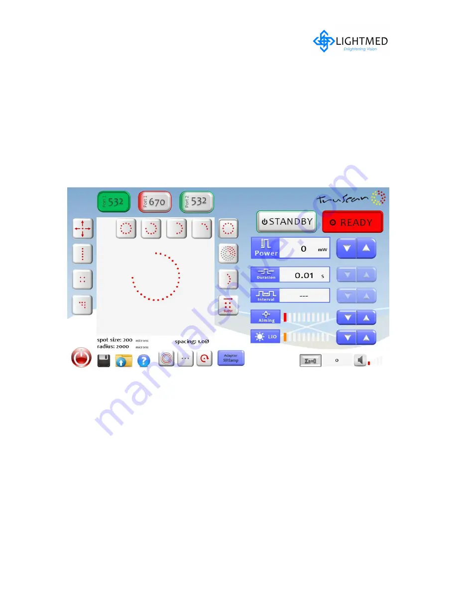 Lightmed LightLas 532/670 Operator'S Manual Download Page 49